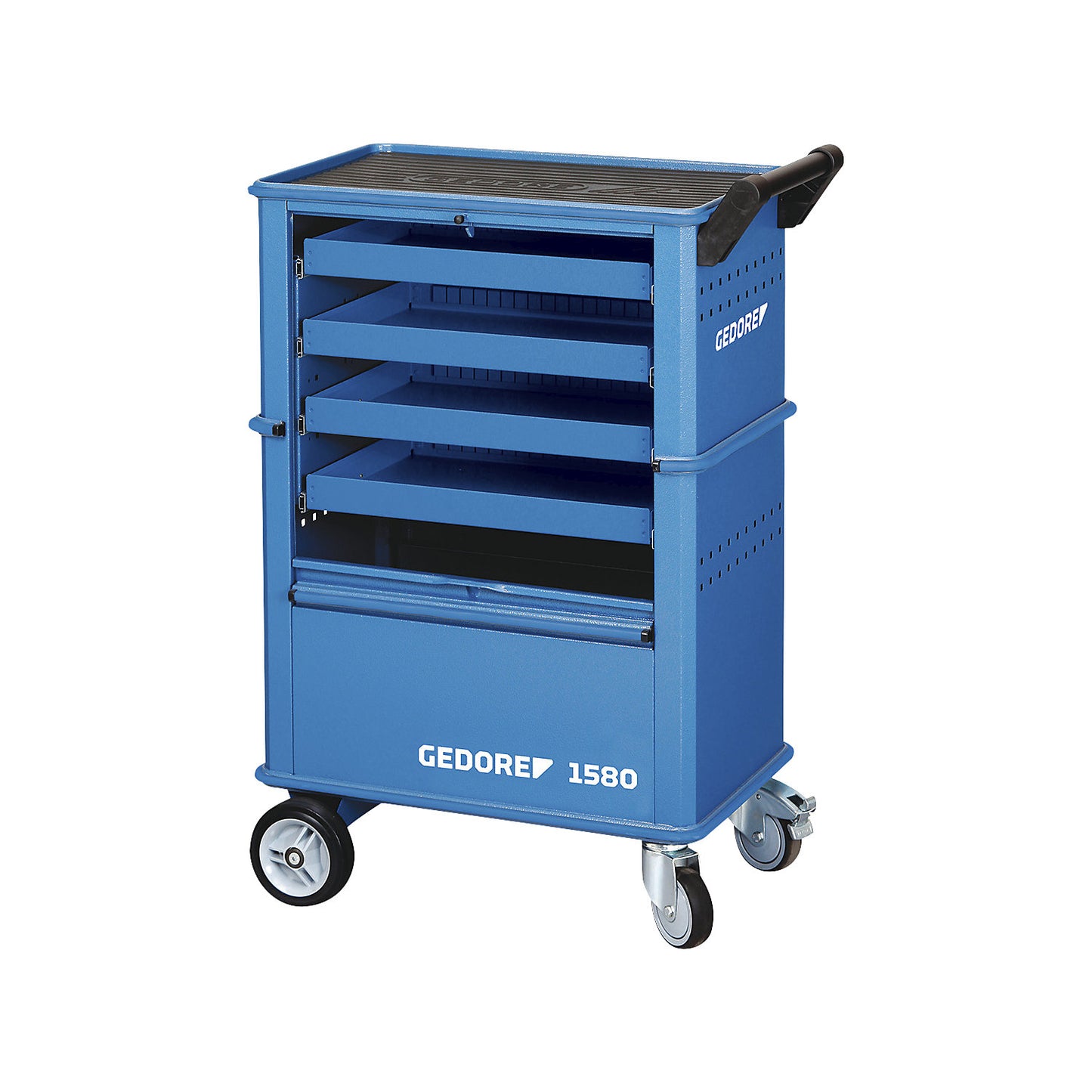 Tool trolley, 4 drawers, HxWxD 930 x 625 x 375 mm.