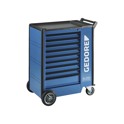 Tool trolley 2004, 9 drawers, HxWxD 1020 x 865 x 605 mm.