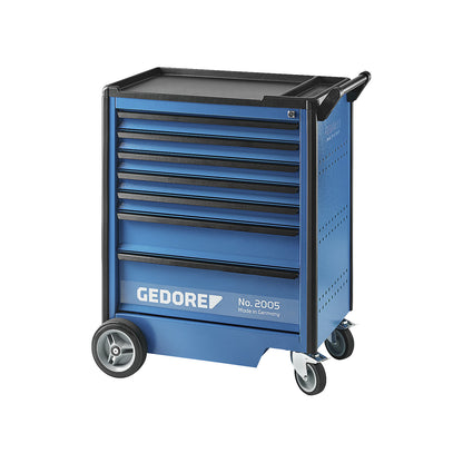 Tool trolley 2005, 7 drawers, with individual pull-out stop, HxWxD 1020 x 865 x 605 mm.
