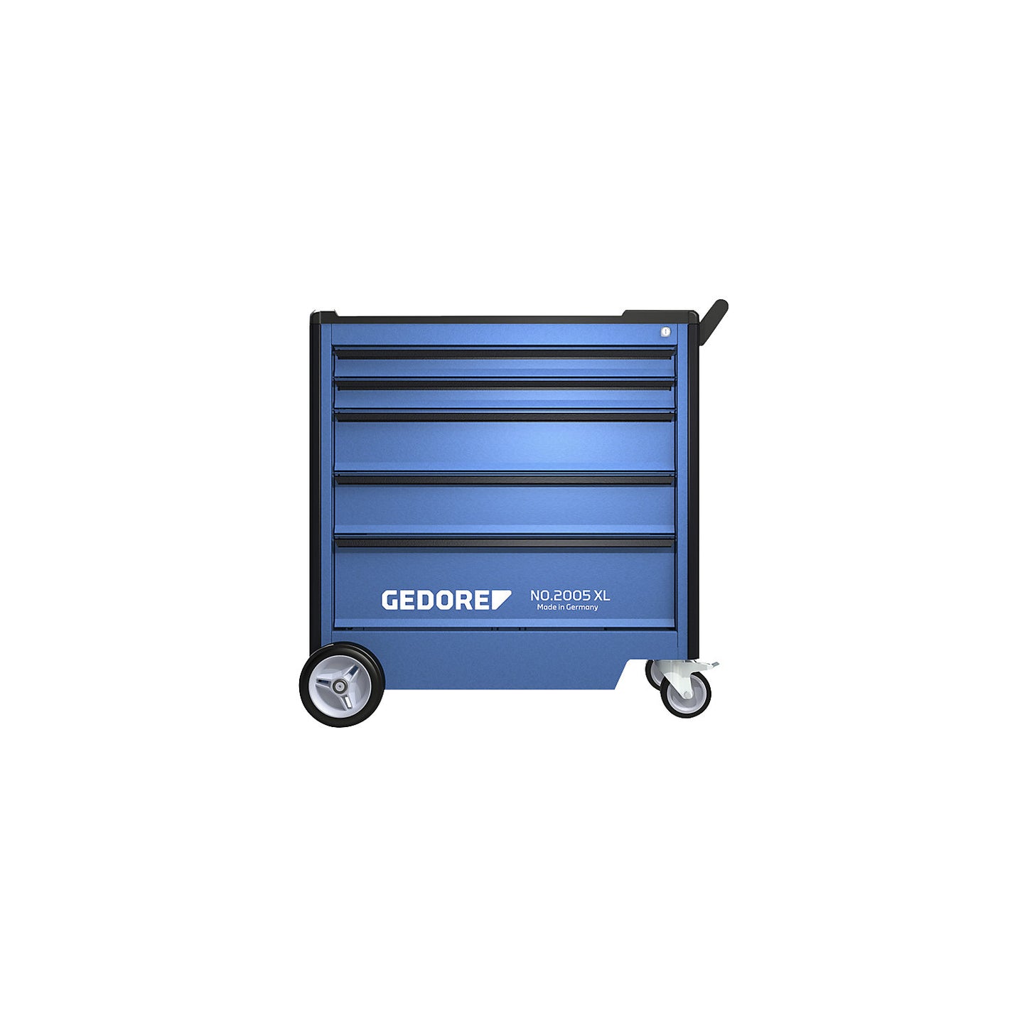 Tool trolley 2005, 5 drawers, without tool kit, HxWxD 1020 x 1021 x 605 mm.