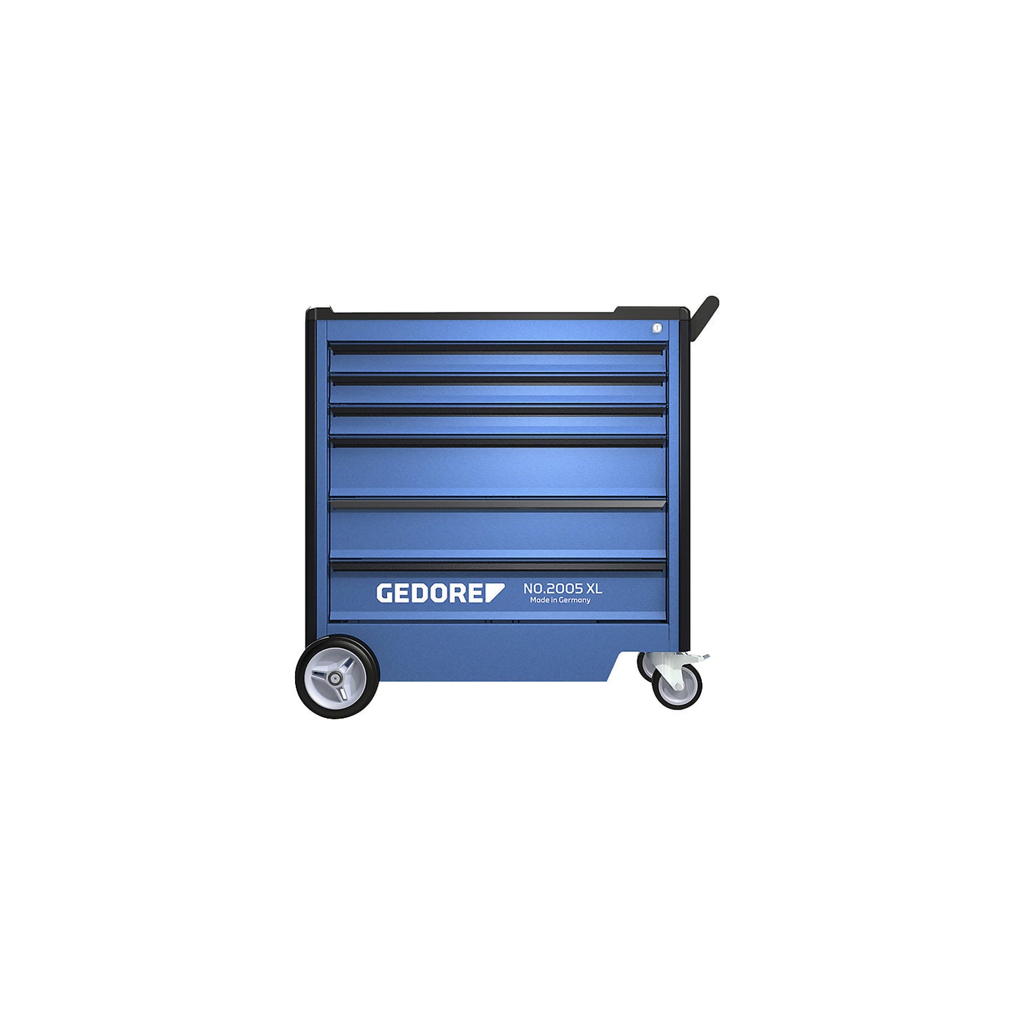 Tool trolley 2005, 6 drawers, without tool kit, HxWxD 1020 x 1021 x 605 mm.