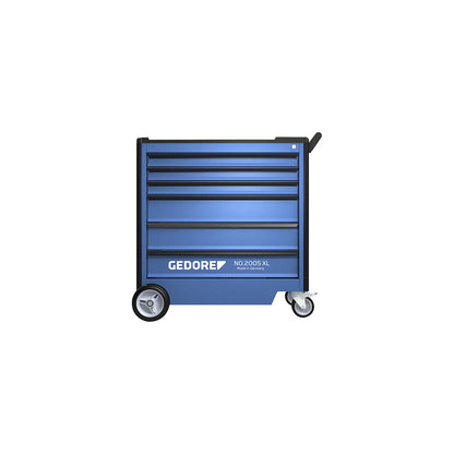 Tool trolley 2005, 6 drawers, without tool kit, HxWxD 1020 x 1021 x 605 mm.