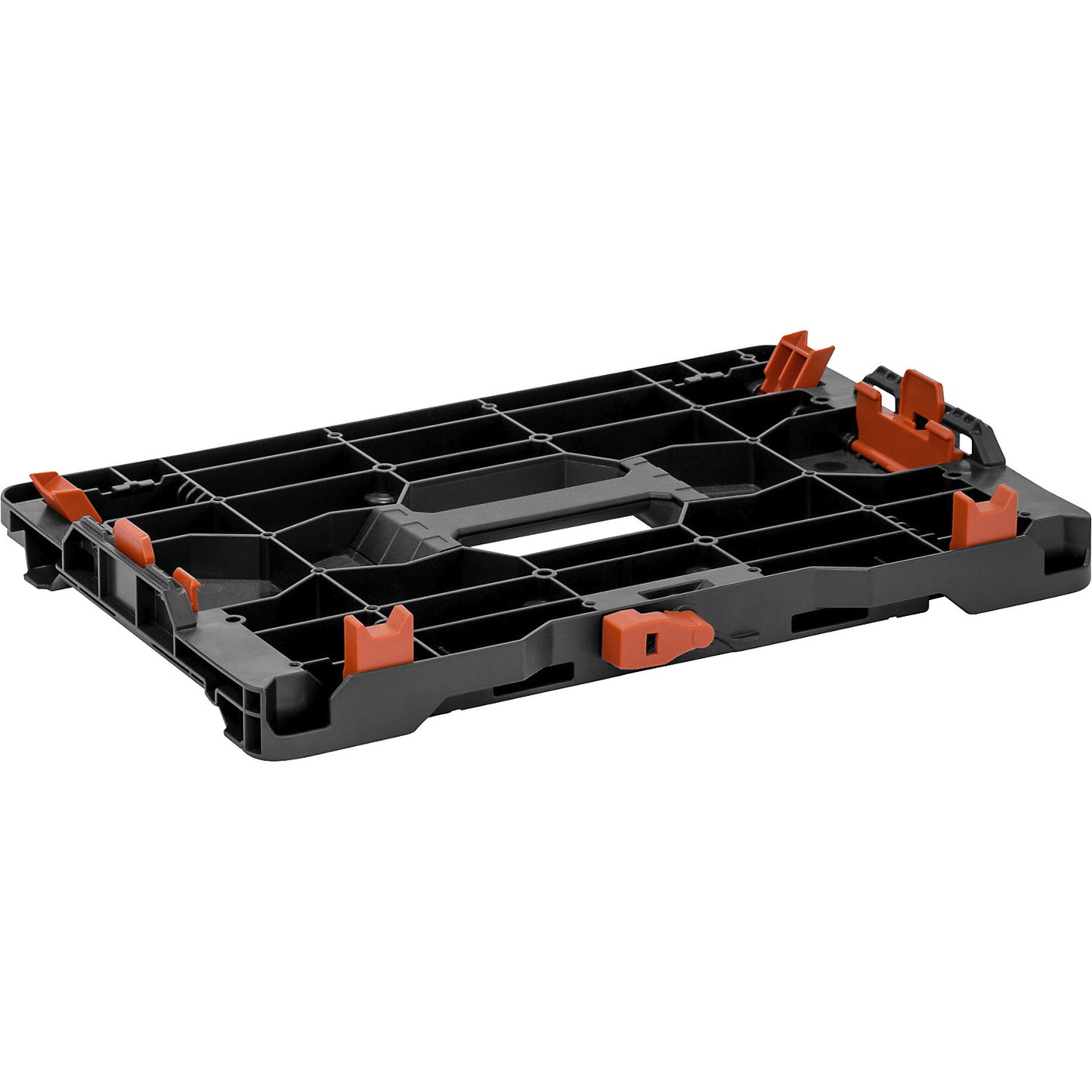 Multi adapter plate, for modular battery fire protection box, LxW 445 x 300 mm, black.