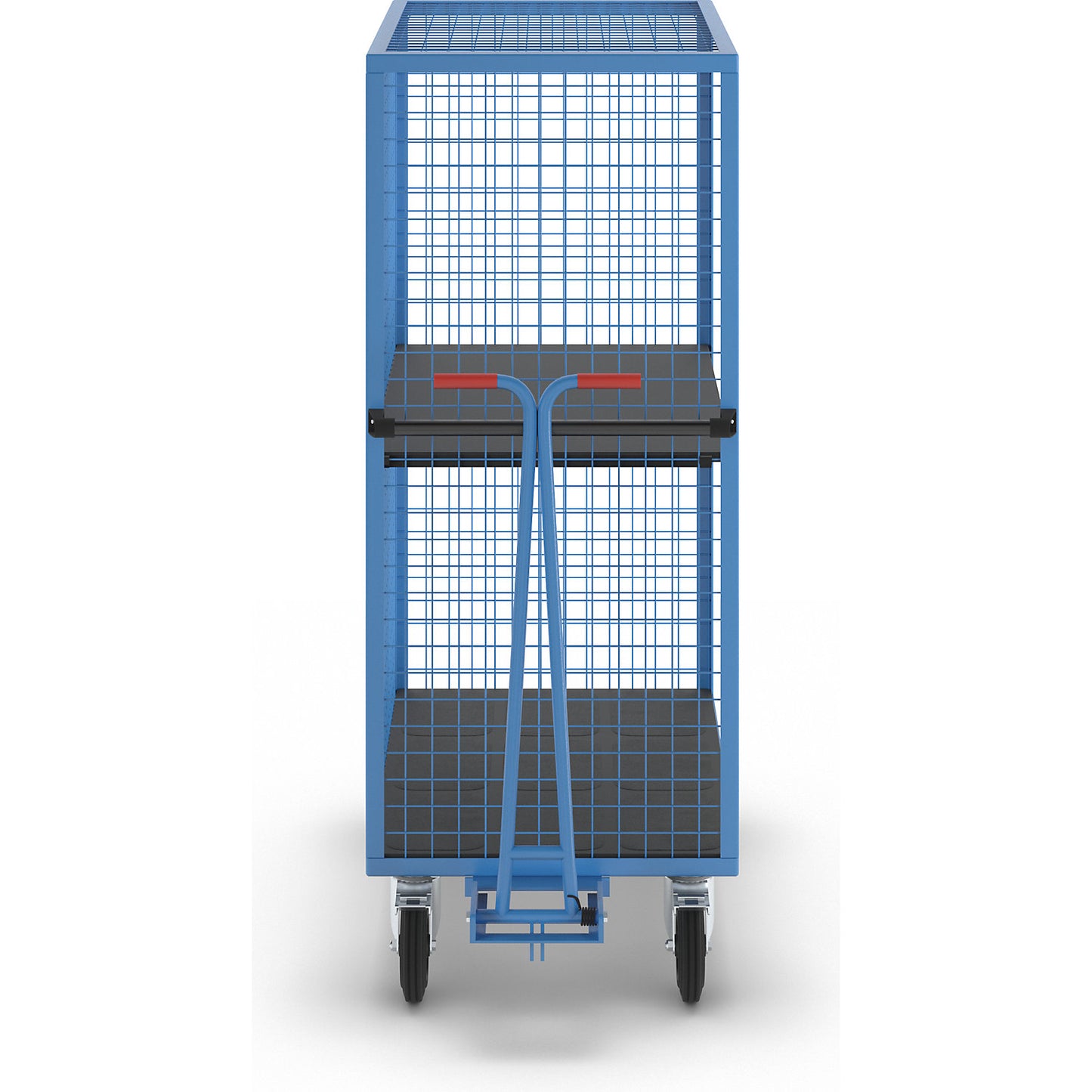 Shelf truck, long side open, 1 shelf, light blue.