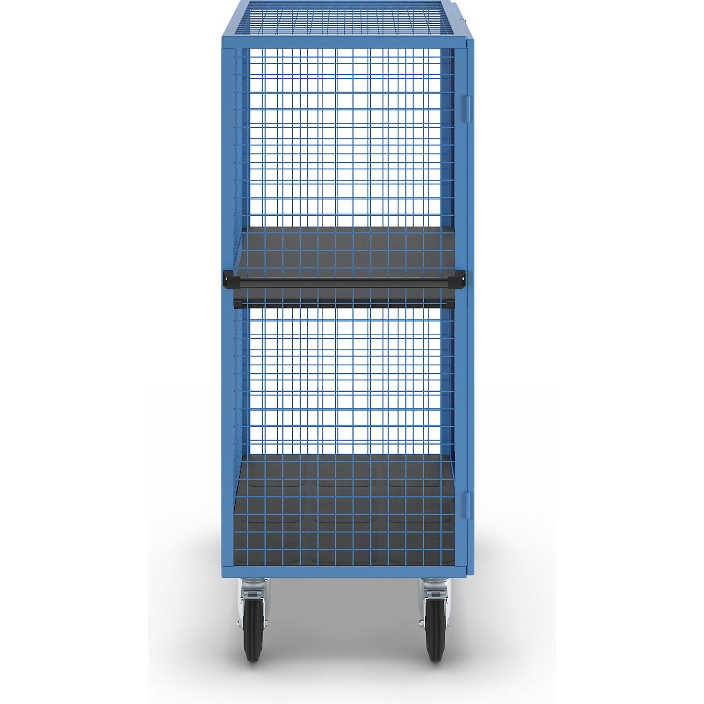 Shelf truck, double doors, 1 shelf, light blue.