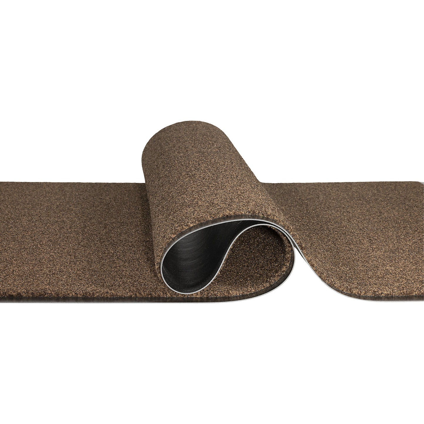 EAZYCARE DUET entrance matting, width 1350 mm, sold by the metre, chocolate brown.