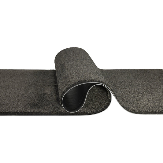 EAZYCARE RUSH entrance matting, width 1350 mm, sold by the metre, charcoal grey.