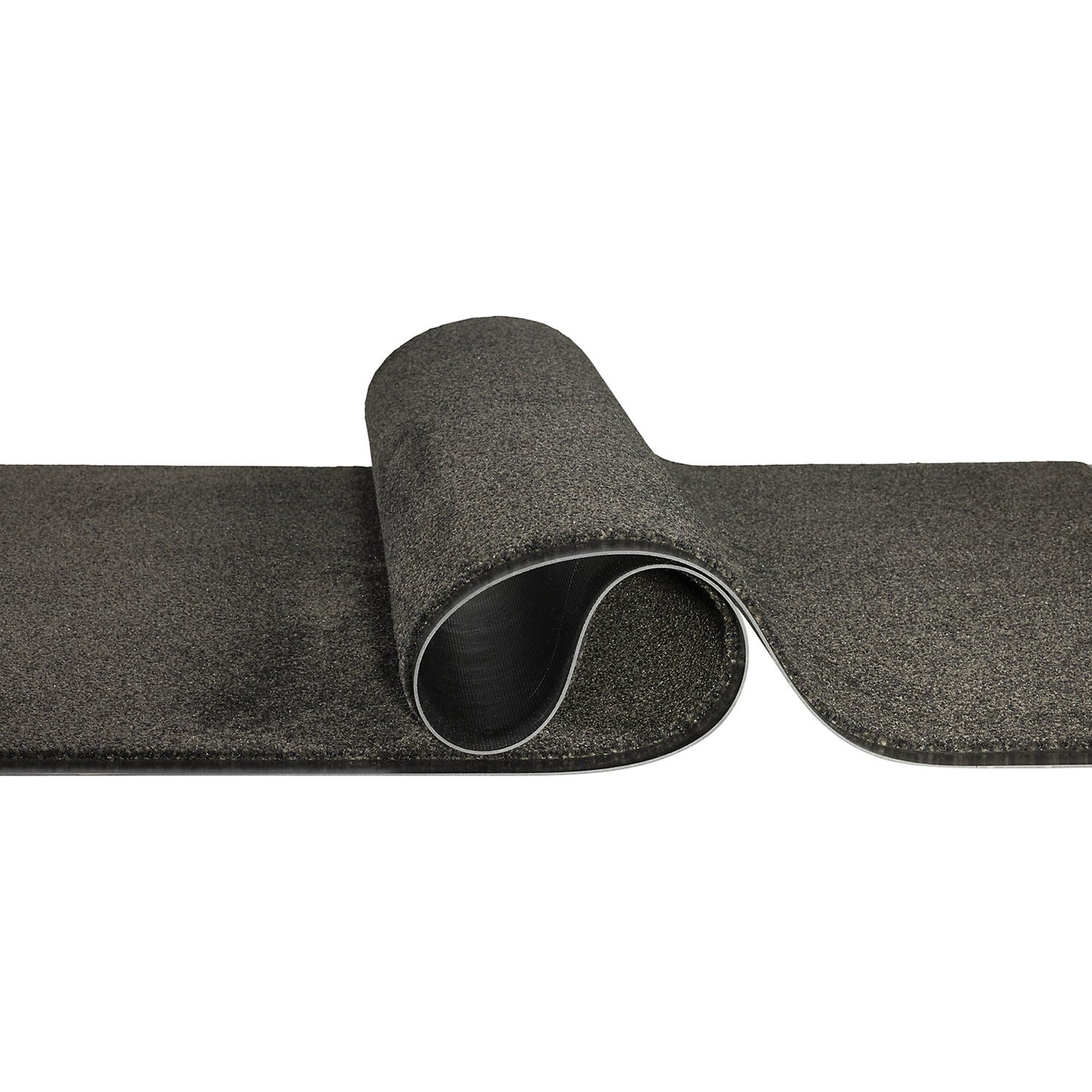 EAZYCARE RUSH entrance matting, width 2000 mm, sold by the metre, charcoal grey.