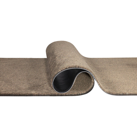 EAZYCARE RUSH entrance matting, width 1350 mm, sold by the metre, walnut brown.