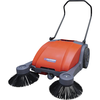 Vac Sweep sweeping machine, sweeping width 880 mm, with single-roller overthrow system.