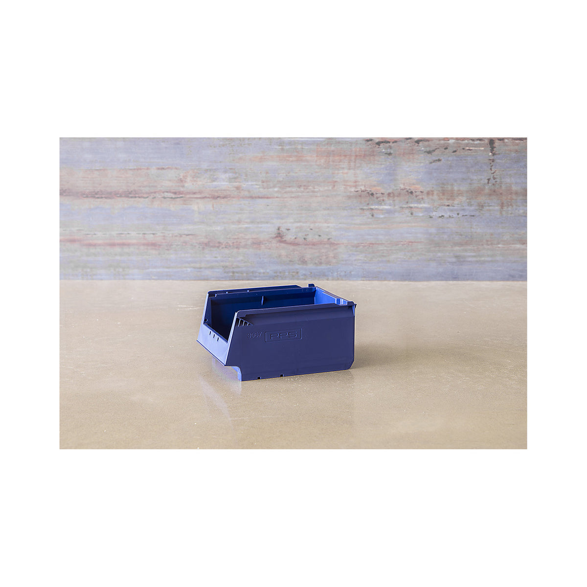 Shelf bin, made from recycled PP, LxWxH 300 x 230 x 150 mm, blue, pack of 16.