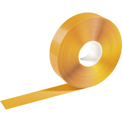 DURALINE® STRONG floor marking tape, width 50 mm, thickness 1.2 mm, yellow.