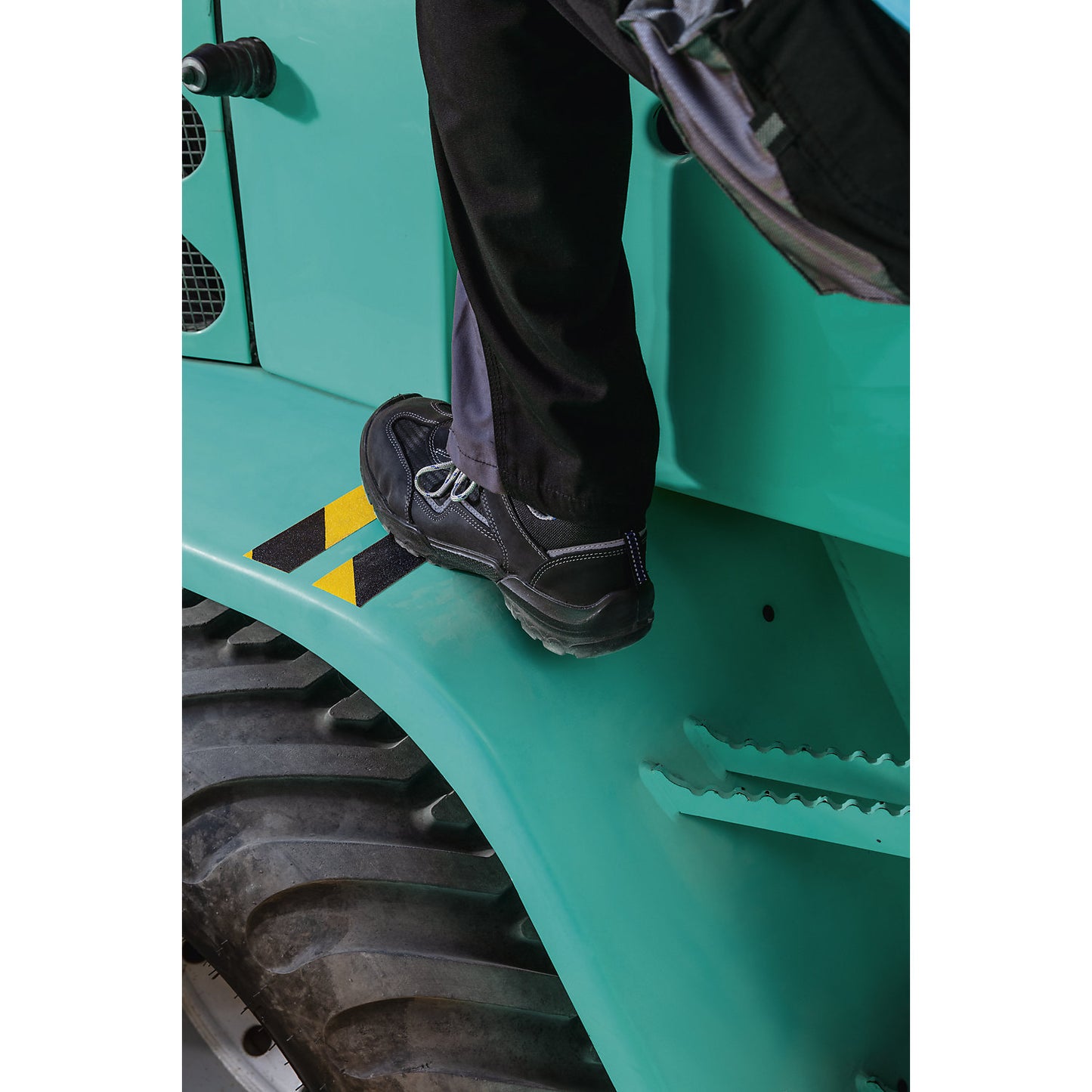 DURALINE® GRIP+ non-slip tape, width 25 mm, yellow/black.