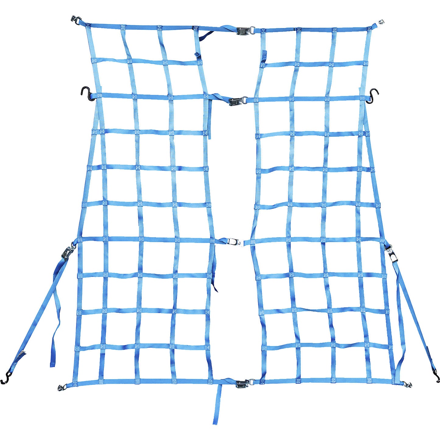 Load securing net, mesh size 150 x 150 mm, width 1650 - 1950 mm.