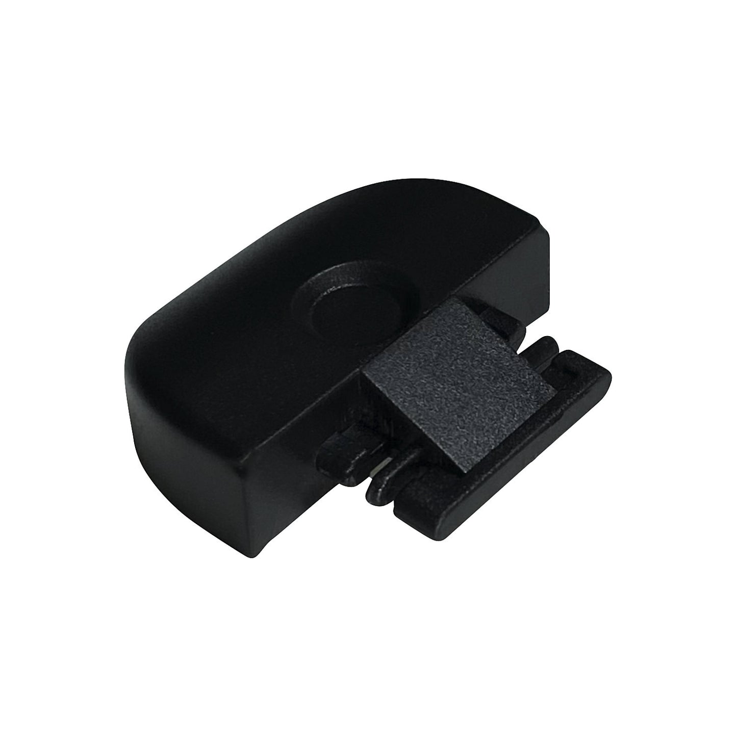 Airline rails - end cap, square, for Airline rail 1034, pack of 4, black.