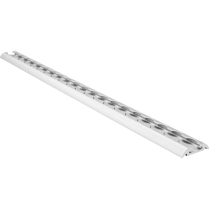 Airline rail 2042, LxWxH 1000 x 42 x 9.5 mm, pack of 2, silver.