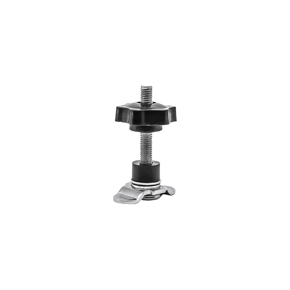 Fastening set for Airline rail, steel, pack of 2, silver.