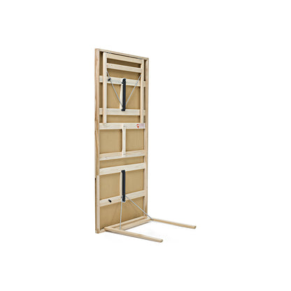 Folding table, solid wood frame, beech, WxD 1200 x 800 mm, laminate tabletop.
