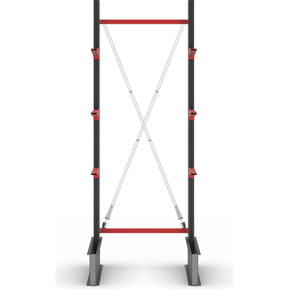 Cantilever racking unit Attillo heavy, single sided, HxW 3000 x 1000 mm, cantilever arm 600 mm, standard shelf unit.