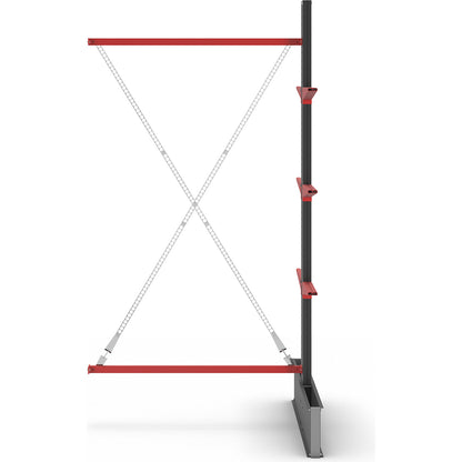 Cantilever racking unit Attillo heavy, double sided, HxW 3000 x 1500 mm, cantilever arm 600 mm, extension shelf unit.