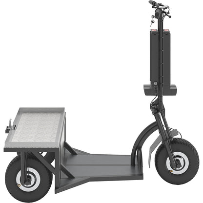 PRO electric transport dolly, 2 x 800 W, with 2 wheel drive, black.
