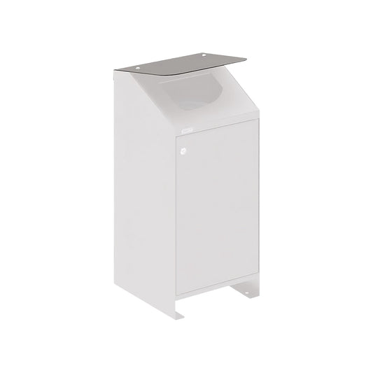 Berlin lid, for waste collector, steel, grey.