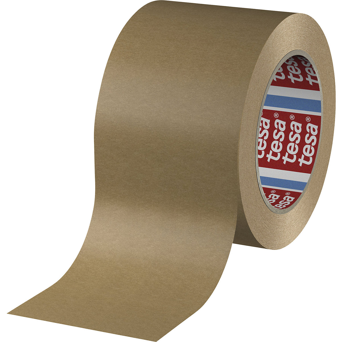 Paper packing tape, tesa® 4513, pack of 24 rolls, brown, tape width 75 mm.