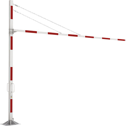 One-sided height limiter, rotating, height 1900 - 2500 mm, width 3500 - 6000 mm.