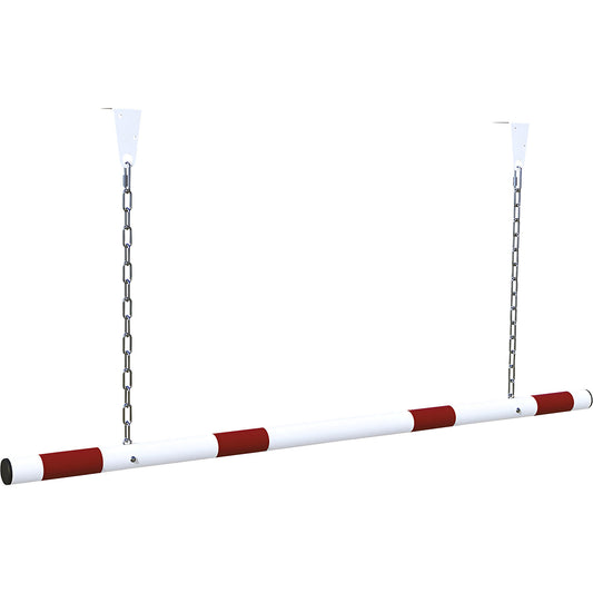 Height limit, width 1500 mm, pure white RAL 9010.