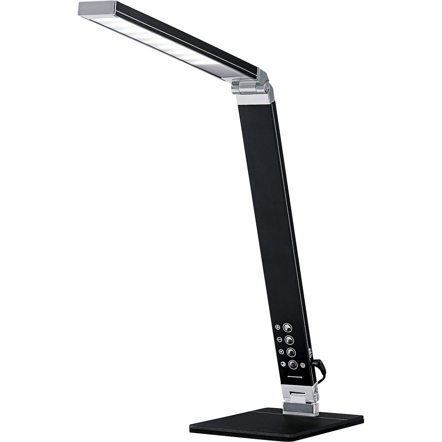 MAGIC LIGHT LED table lamp, dimmable, height 420 mm, black, 500 lm.