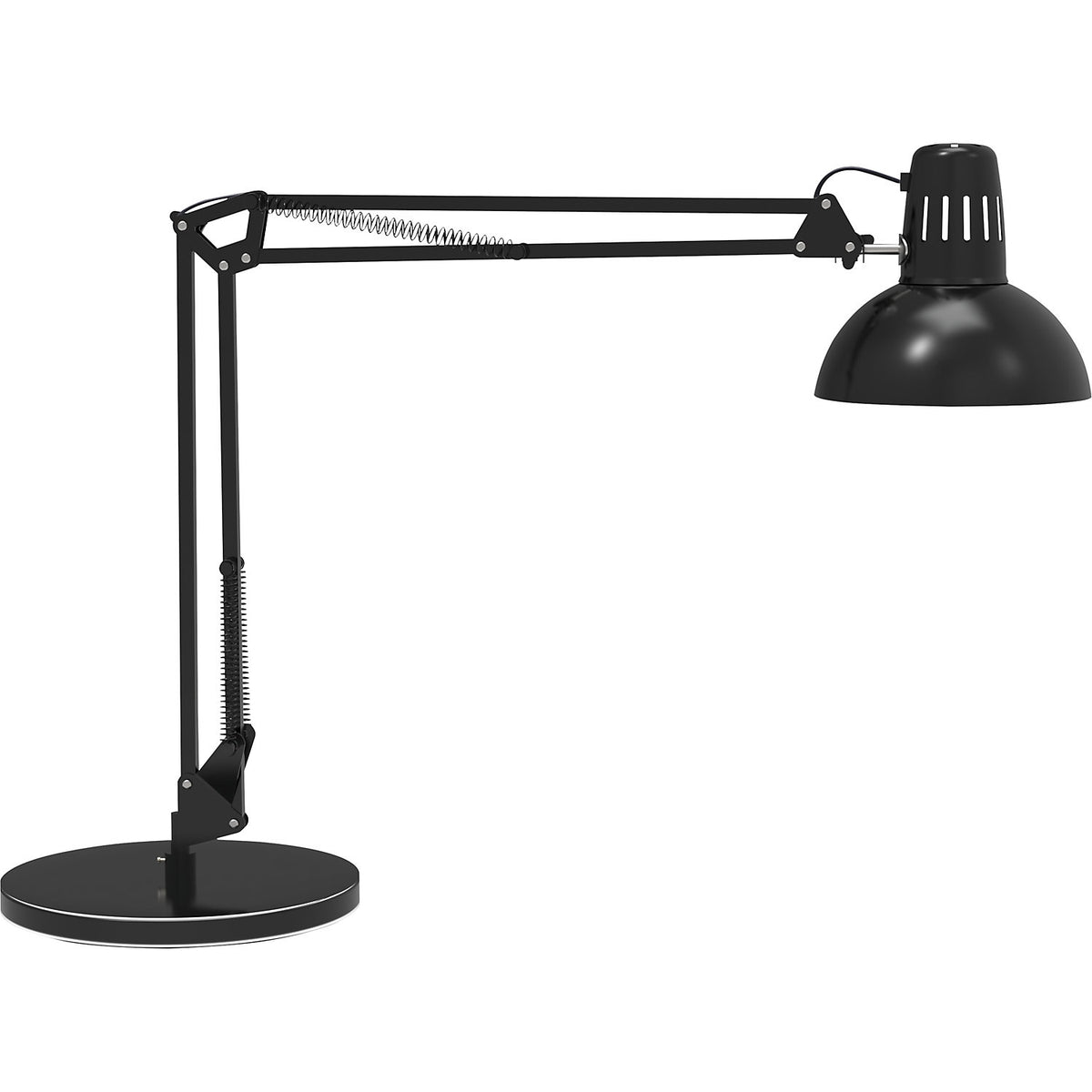 MAULstudy LED desk lamp, with pedestal base, black.