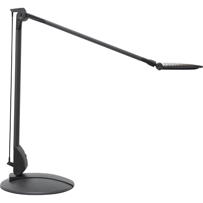 OPTIMUS COLOUR VARIO LED desk lamp, with base, dimmable, charcoal.