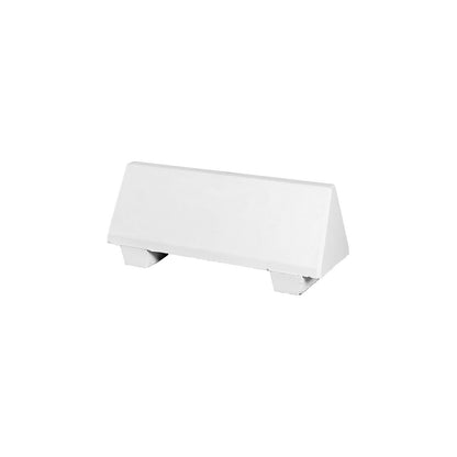 Concrete barrier, LxWxH 1090 x 390 x 465 mm, pack of 4, white.