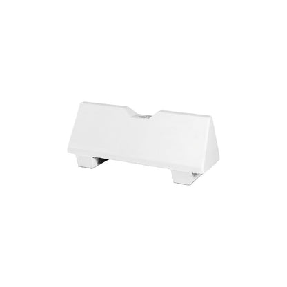 Concrete barrier, LxWxH 1090 x 390 x 465 mm, pack of 2, white, with hole.