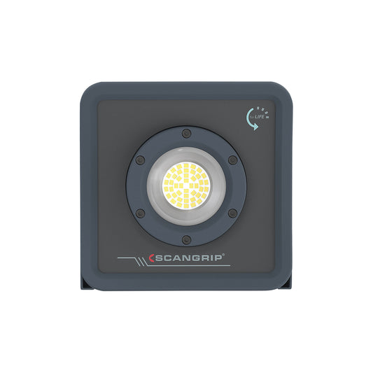 NOVA R forLIFE LED floodlight, portable, with rechargeable battery, dimmer function, USB power bank, magnetic holder.