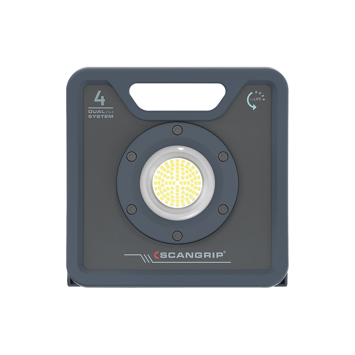 NOVA LED floodlight, cable and battery operation, NOVA 4 C+R forLIFE, 4000 lumens.