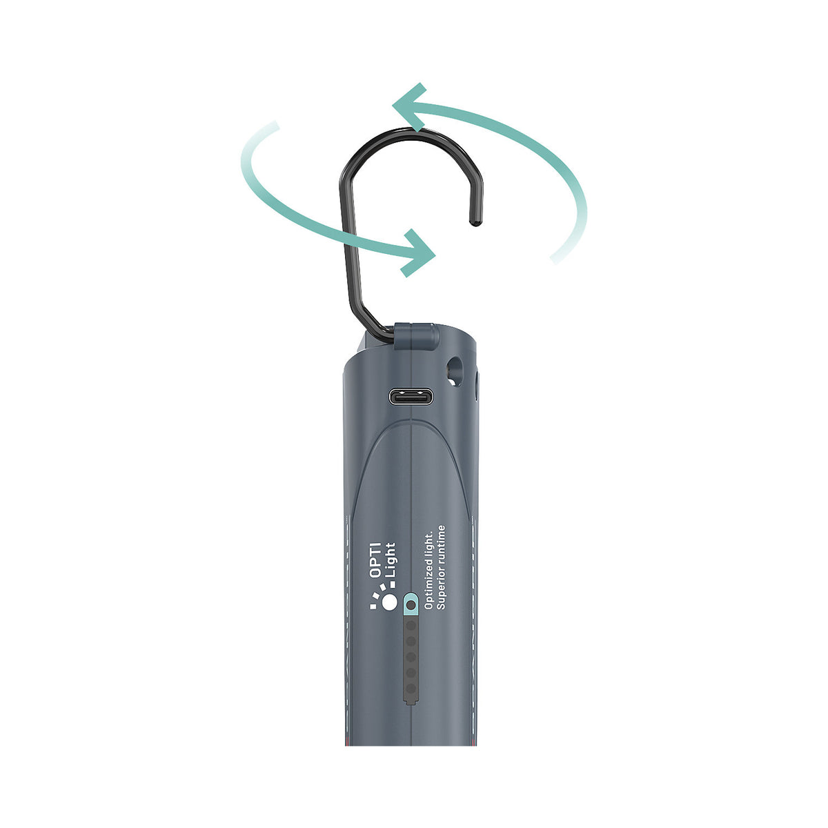 SLIM forLIFE folding LED compact lamp, 3-in-1 lamp, folding, 500 lumens.