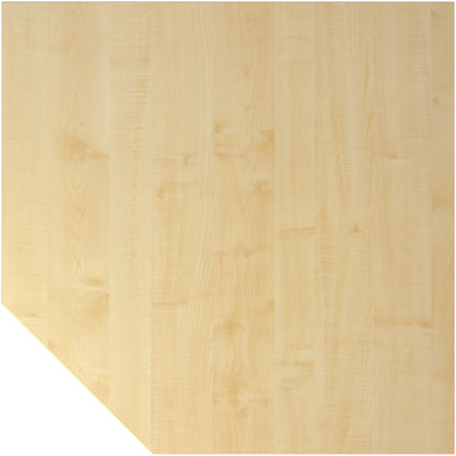 VIOLA - Linking top, corner tabletop 1200 x 1200 mm, height adjustable foot, graphite / maple.