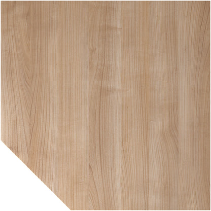 VIOLA - Linking top, corner tabletop 1200 x 1200 mm, height adjustable foot, graphite / walnut.