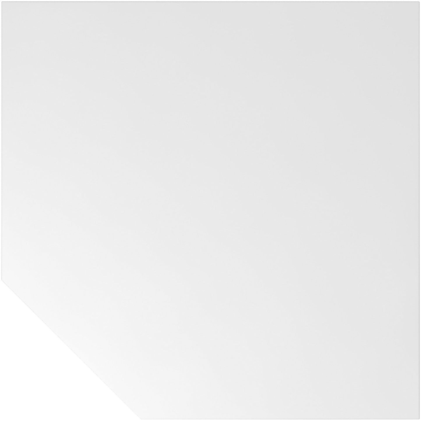 VIOLA - Linking top, corner tabletop 1200 x 1200 mm, height adjustable foot, graphite / white.