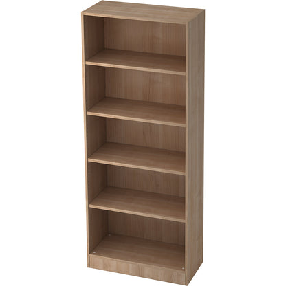 Shelf unit, height 2004 mm, 4 shelves, walnut.