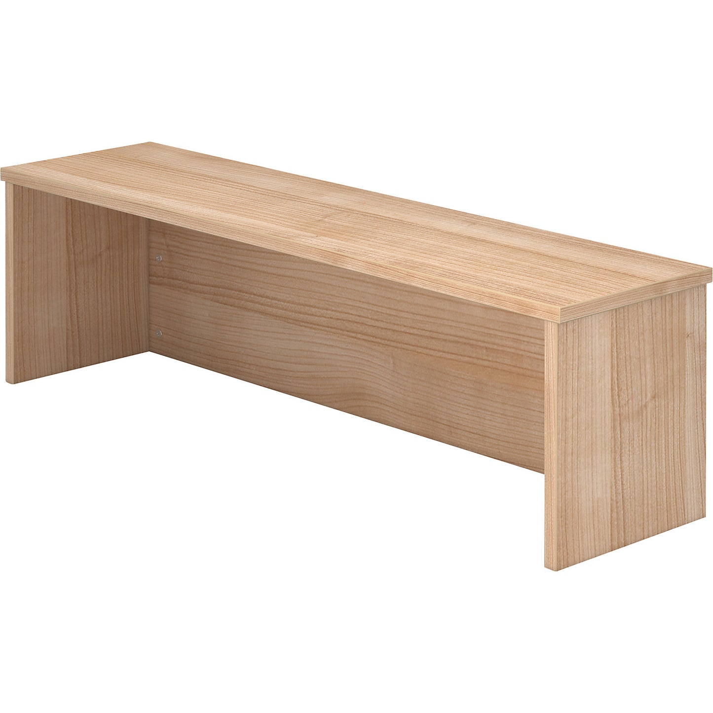 VIOLA - Counter extension, for desk, 1200 mm wide, walnut.