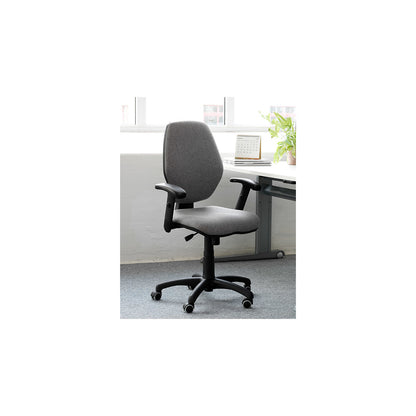 Sirius office chair, synchronous mechanism, grey, high back rest.