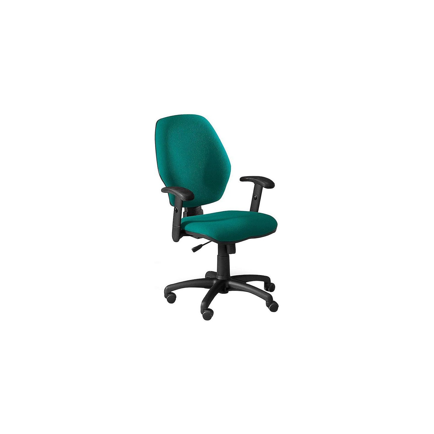 Sirius office chair, synchronous mechanism, green, high back rest.