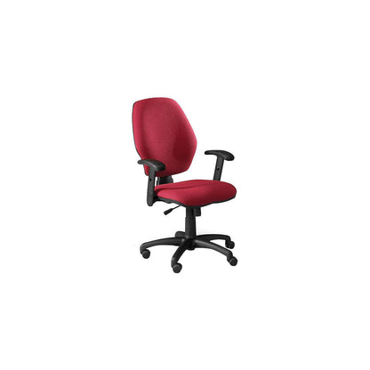 Sirius office chair, synchronous mechanism, red, high back rest.