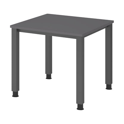 RENATUS - Desk, 4-legged frame, width 800 mm, graphite / graphite.