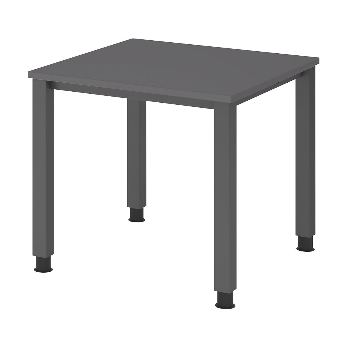 RENATUS - Desk, 4-legged frame, width 800 mm, graphite / graphite.