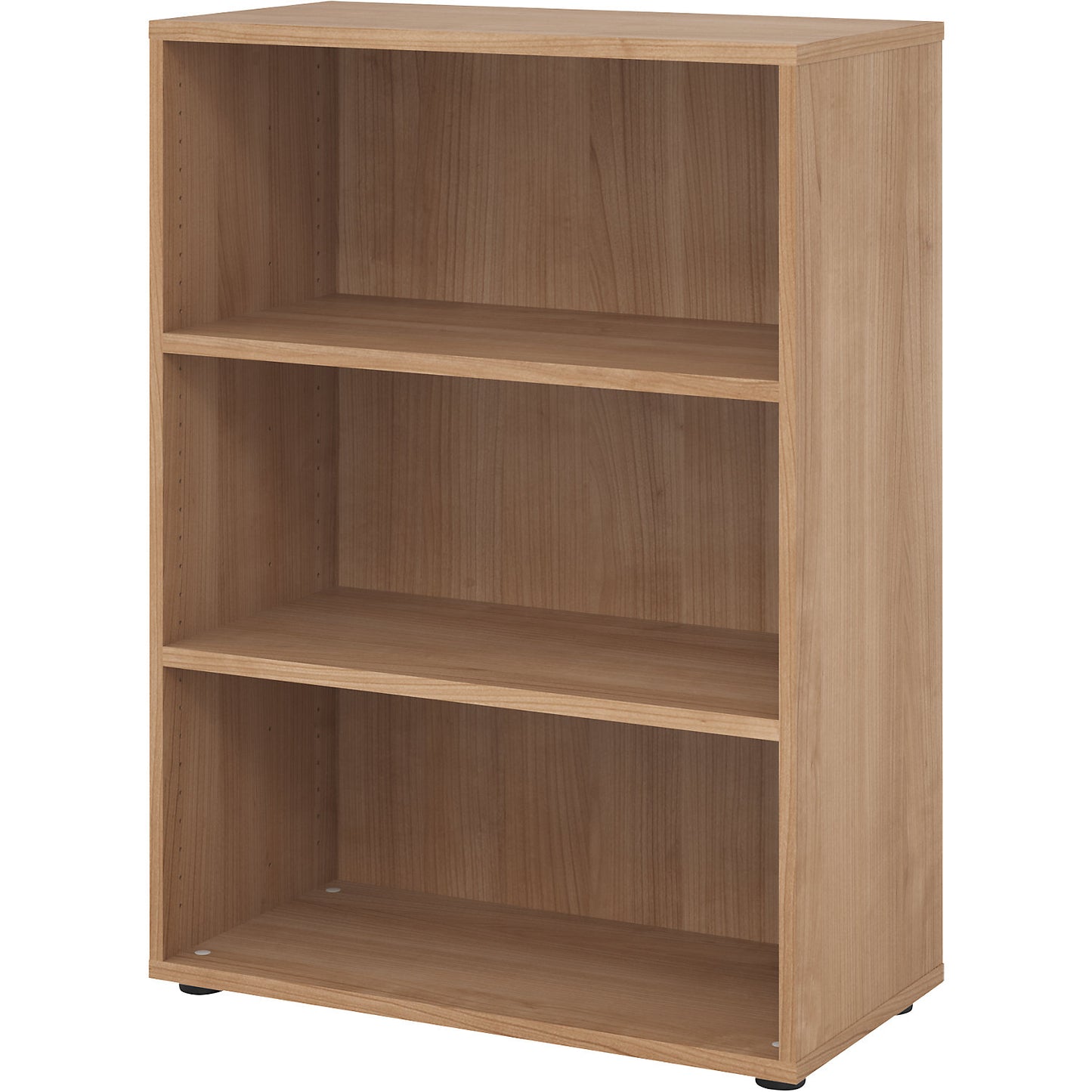 RENATUS - Shelf unit, HxW 1100 x 800 mm, 2 shelves, walnut.