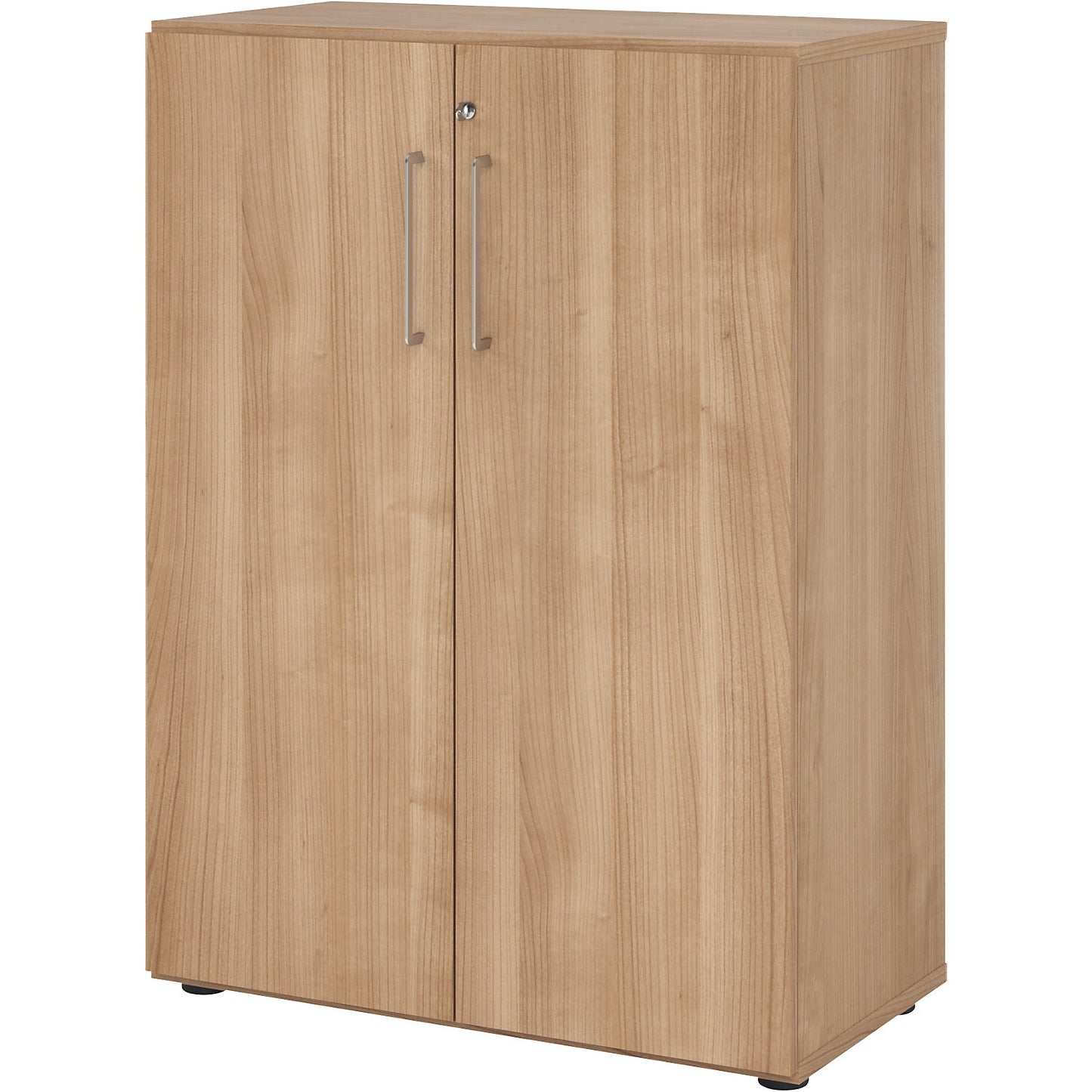 RENATUS - Office cupboard, 2 shelves, 3 file heights, walnut.