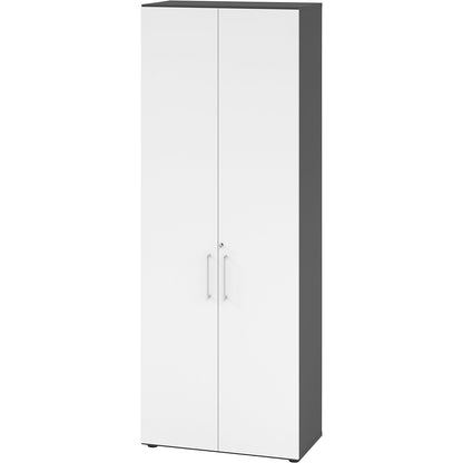 RENATUS - Office cupboard, 5 shelves, 6 file heights, graphite.